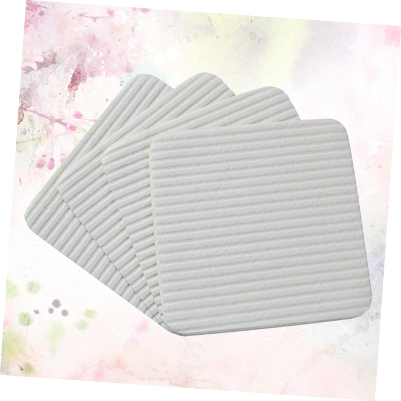 VALICLUD 8pcs Slip Carpet Stickers Non Skid Adhesive Rug Fixation Tapes for Hardwood Tile Floors Non Woven Adhesive for Living Room Bedroom Bathroom