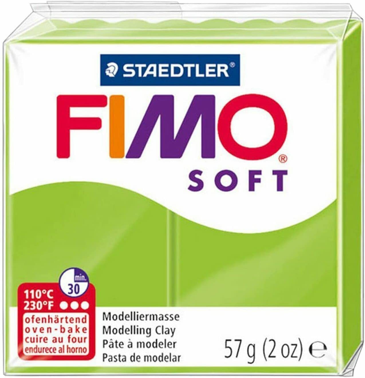 FIMO - Arcilla de modelado para horno de polímero suave, 12 x 57 g, colores clásicos, paquete de 12