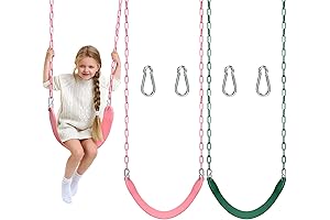 Kids Swing Set Outdoor with 2 Heavy Duty Swings - Double Swing...