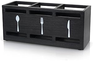 Ayiaren Wooden Silverware Caddies Flatware Organizer