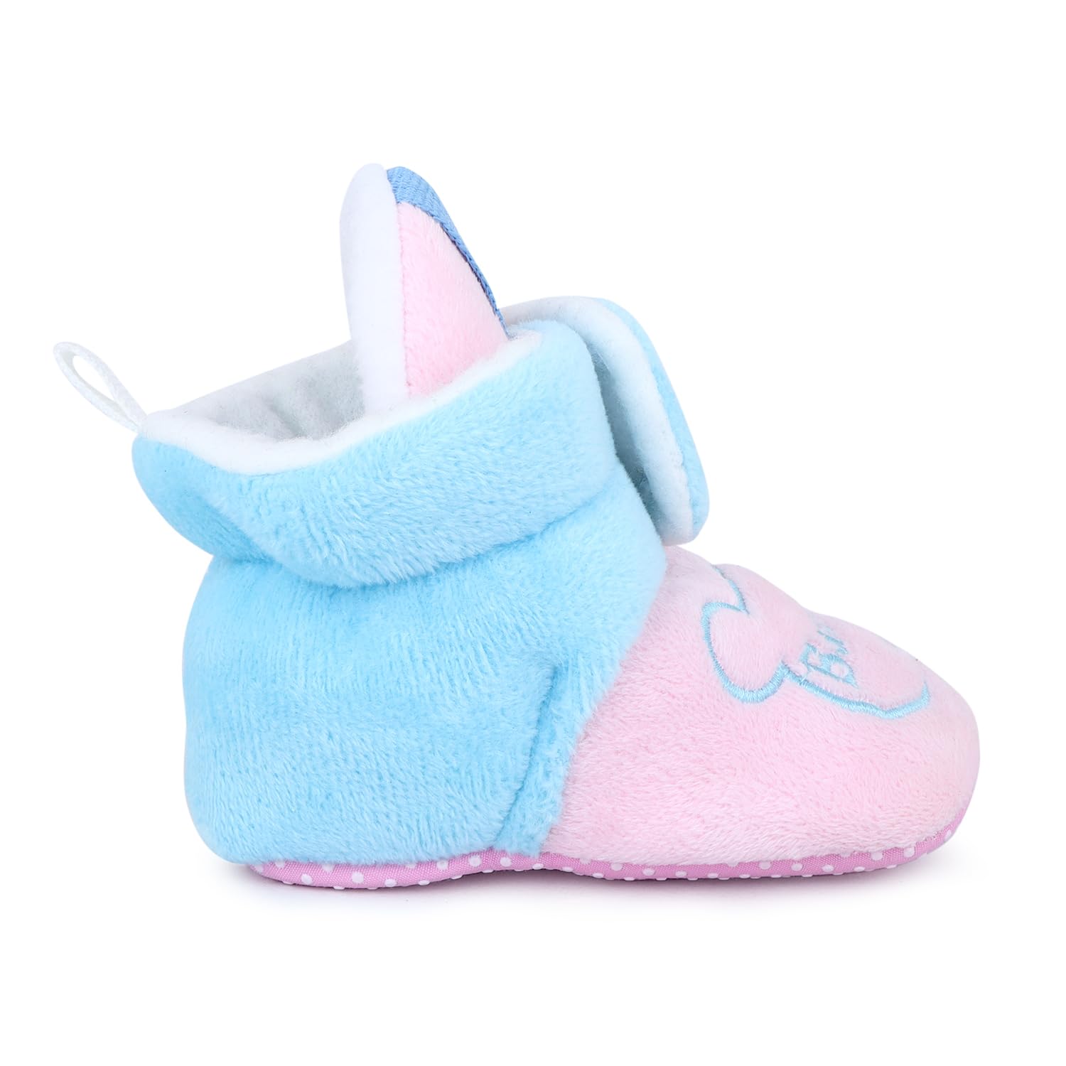 Star Fish Baby Boys & Girls 3 TO 6 Months Skin Friendly Comfortable Baby printed Booties (Pink-1123) 2
