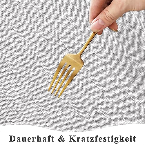 AooHome Tischdecke Abwaschbar, Hellgrau Tischdecken 135x180cm Leinen-Optik Tischtuch aus Polyester Wasserabweisend mit Lotuseffekt, Dauerhaft Kratzfest für Wohnzimmer, Esszimmer, Balkon, Garten