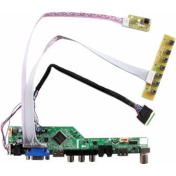 HDMI+VGA+AV+USB+RF Input LCD Controller Board For B156HW01 LP173WF1 15.6'' 17.3'' 1920x1080 40pins LCD Panel