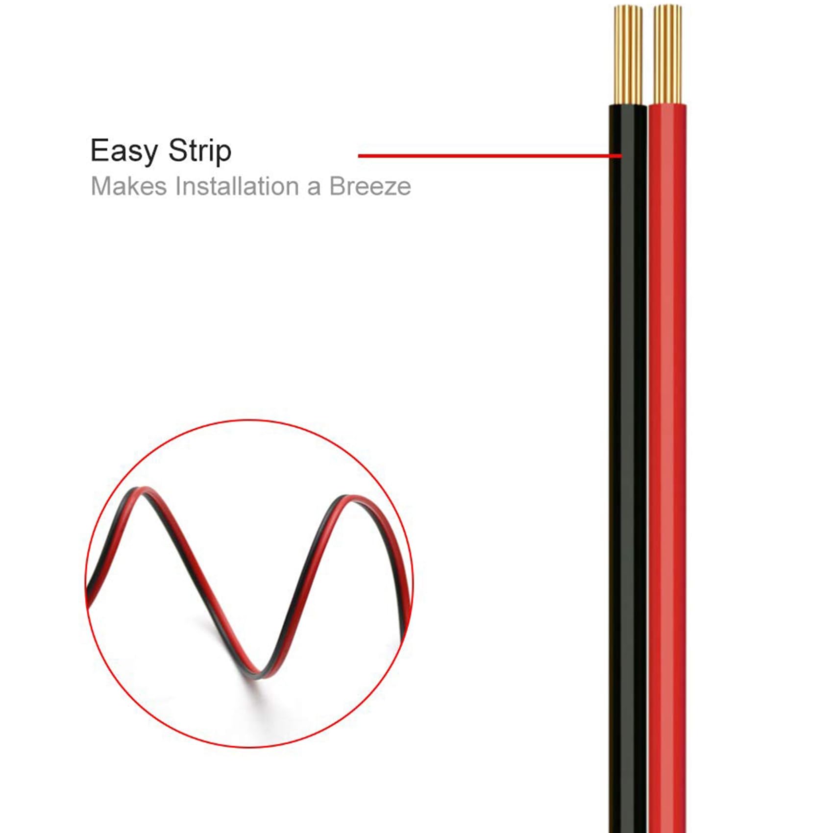3X 2Pin Draht 100M 22AWG 12V/24V Verlängerung Kabel Rot und Schwarz 2-Adriges Verzinntes Kupfer LED Licht Leiste Power Netzkabel