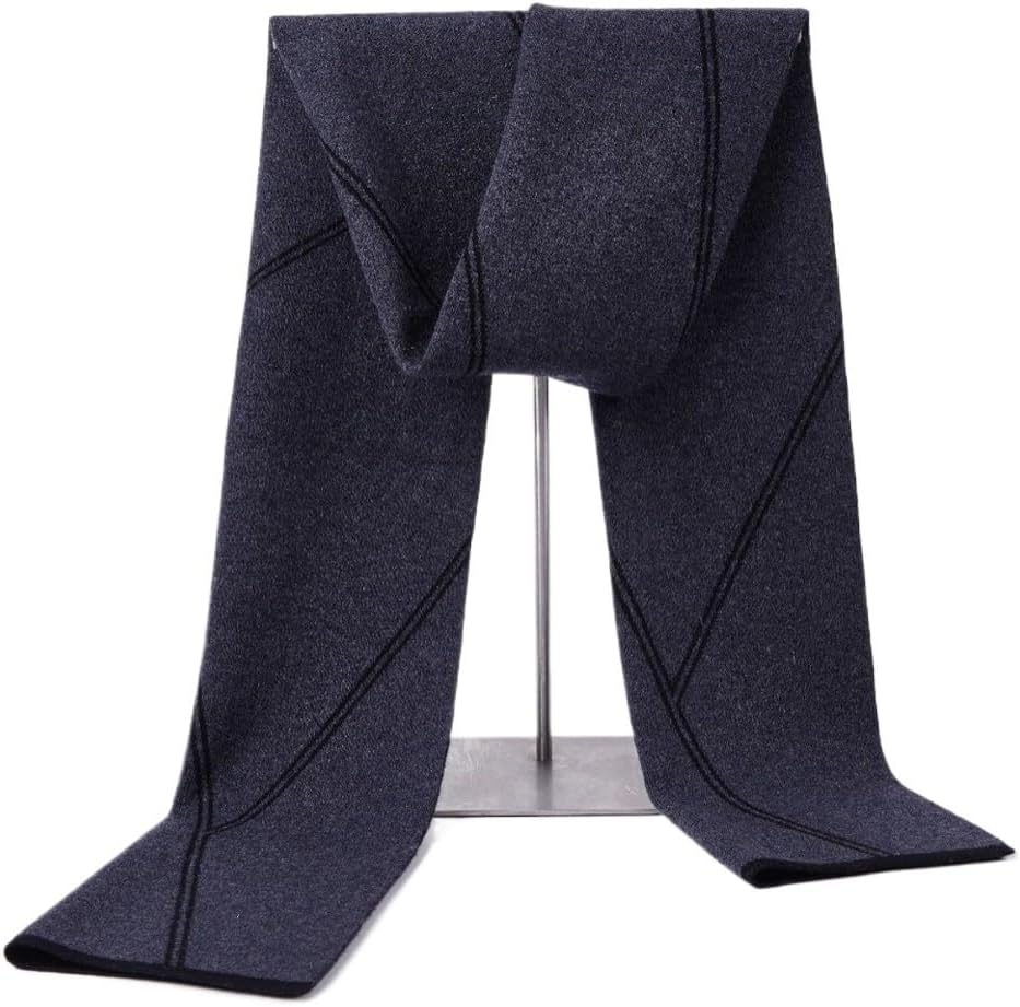 Men's scarf, versatile for autumn and winter, warm and neck