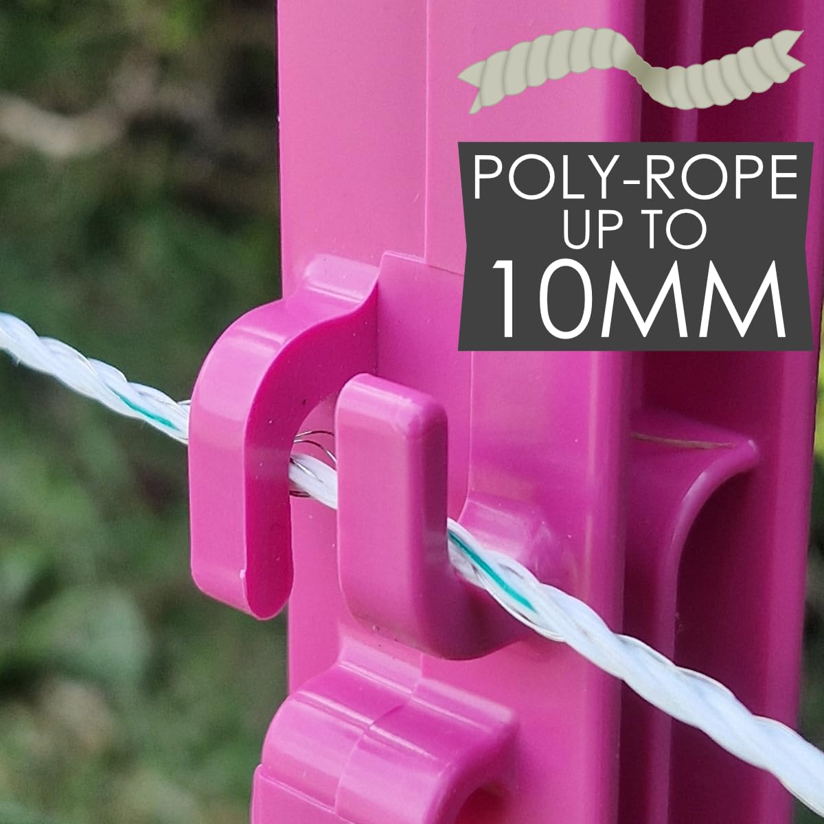 Postes de polietileno rosa de 156 cm de alto, 1,2 m, 15,2 cm, estaca de esgrima de caballo (60)