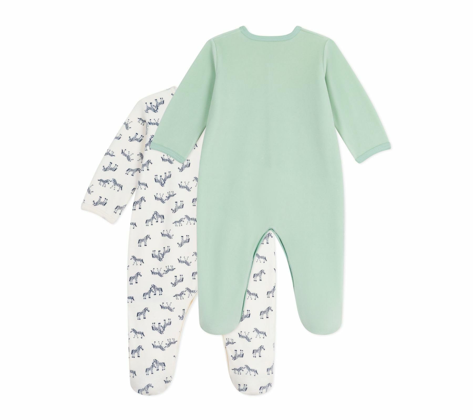 Petit Bateau Zestaw bawełnianych piżam dla niemowląt z nadrukiem