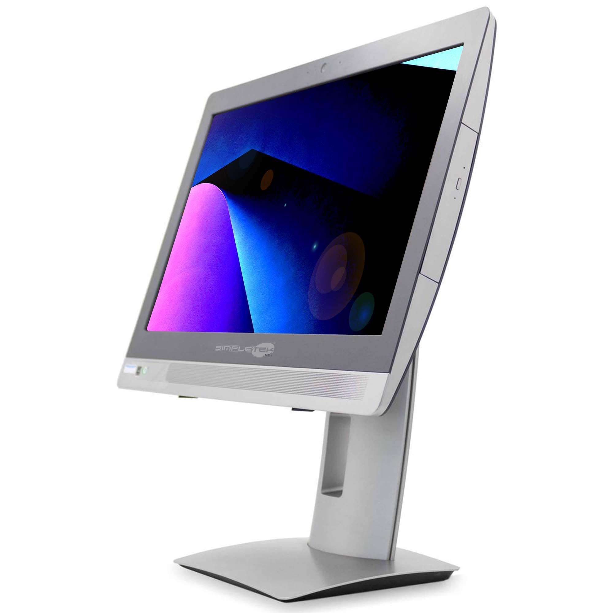 SIMPLETEK - All in One 21,5" Celeron 4GB 2TB Windows 11 Pro | DVD-RW | kit mouse e tastiera wireless | compatibile con VESA (Ricondizionato)