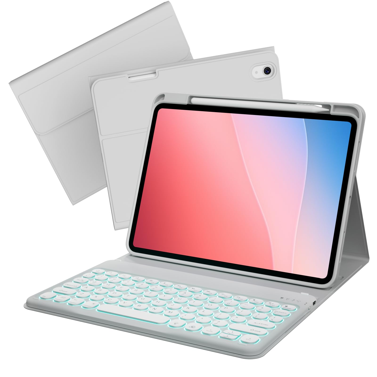 KenKe Keyboard Case for iPad (A16) 11th/10th Gen (11/10.9 Inch, 2025/2022)