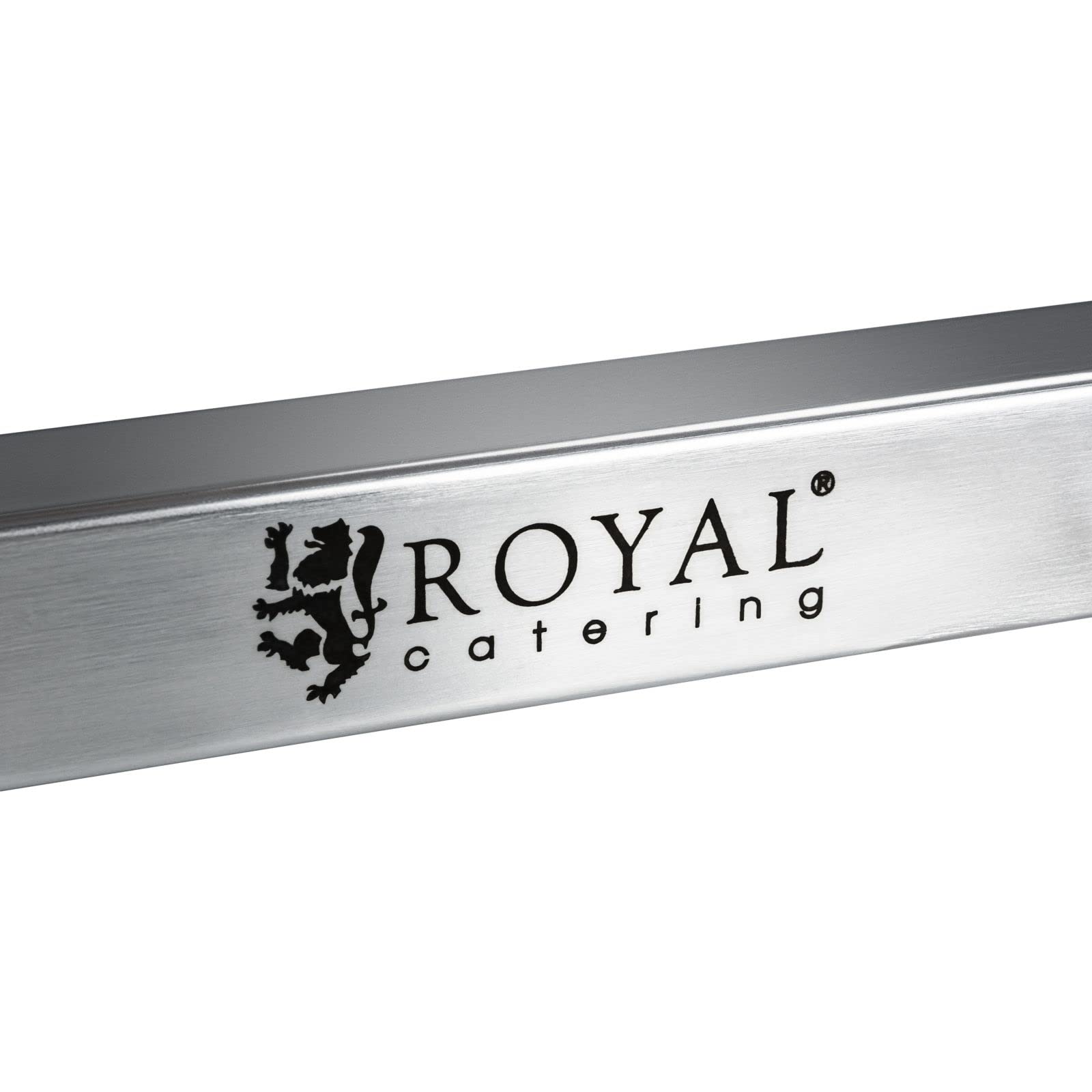 Royal Catering Chariot De Service en Acier INOX Restaurant Débarrassage RCSW 2 (Capacité 160 kg, Espacement des Plateaux 60 cm, roulettes Pivotantes sur 360°, 4 Freins, Plateaux De 89,5 x 50 cm)