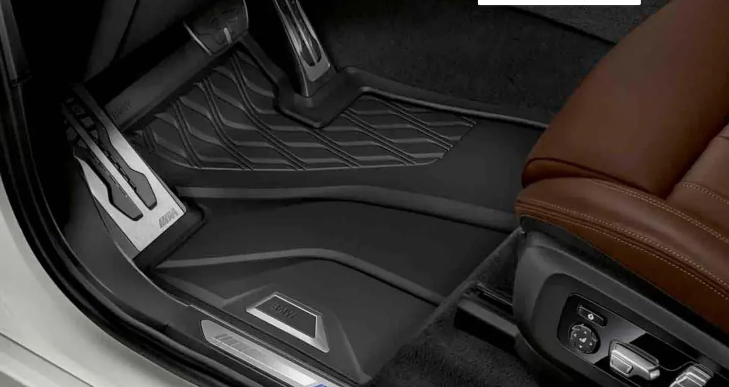 Tappetini Gomma BMW X5 G05 4 Pezzi | Originali Per Tutte Le Stagioni | Anteriore E Posteriore Con Scritta