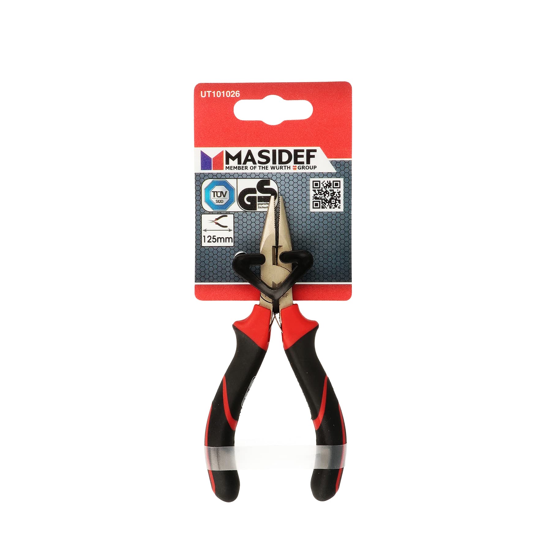 Pinza para electrónica Becchi semirrectos, medida 125 mm