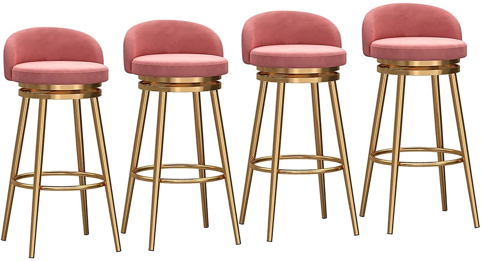 Tabourets de bar en velours pivotants autour de votre îlot de cuisine