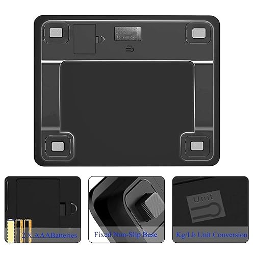 Miniatura 6 de Wonzone tzc Báscula digital de baño Bluetooth BFR báscula digital inteligente composición corporal báscula de baño para analizador de masa ósea