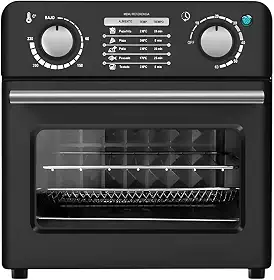 Fritadeira Air Fryer 10 Litros 110v ou 220v 1000W Preta Forno de Bancada Elétrico (110V)