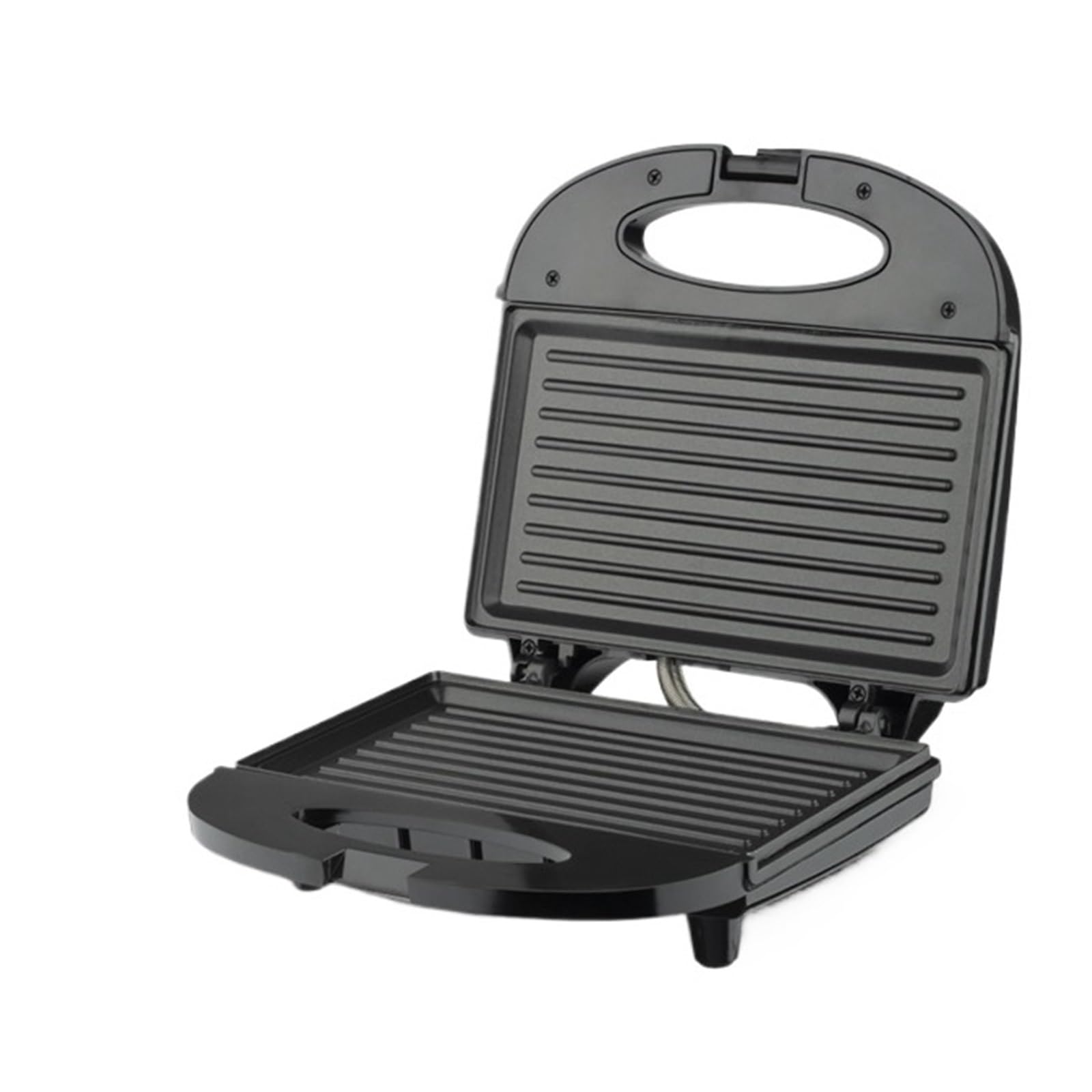 Wielofunkcyjny Ekspres Do Śniadań, Elektryczny Opiekacz Kanapek, Mini Grill Chleba, Patelnia Smażenia Steków, Panini, Naleśniki, Gofry Szybkie I RóWnomierne Nagrzewanie(Panini)