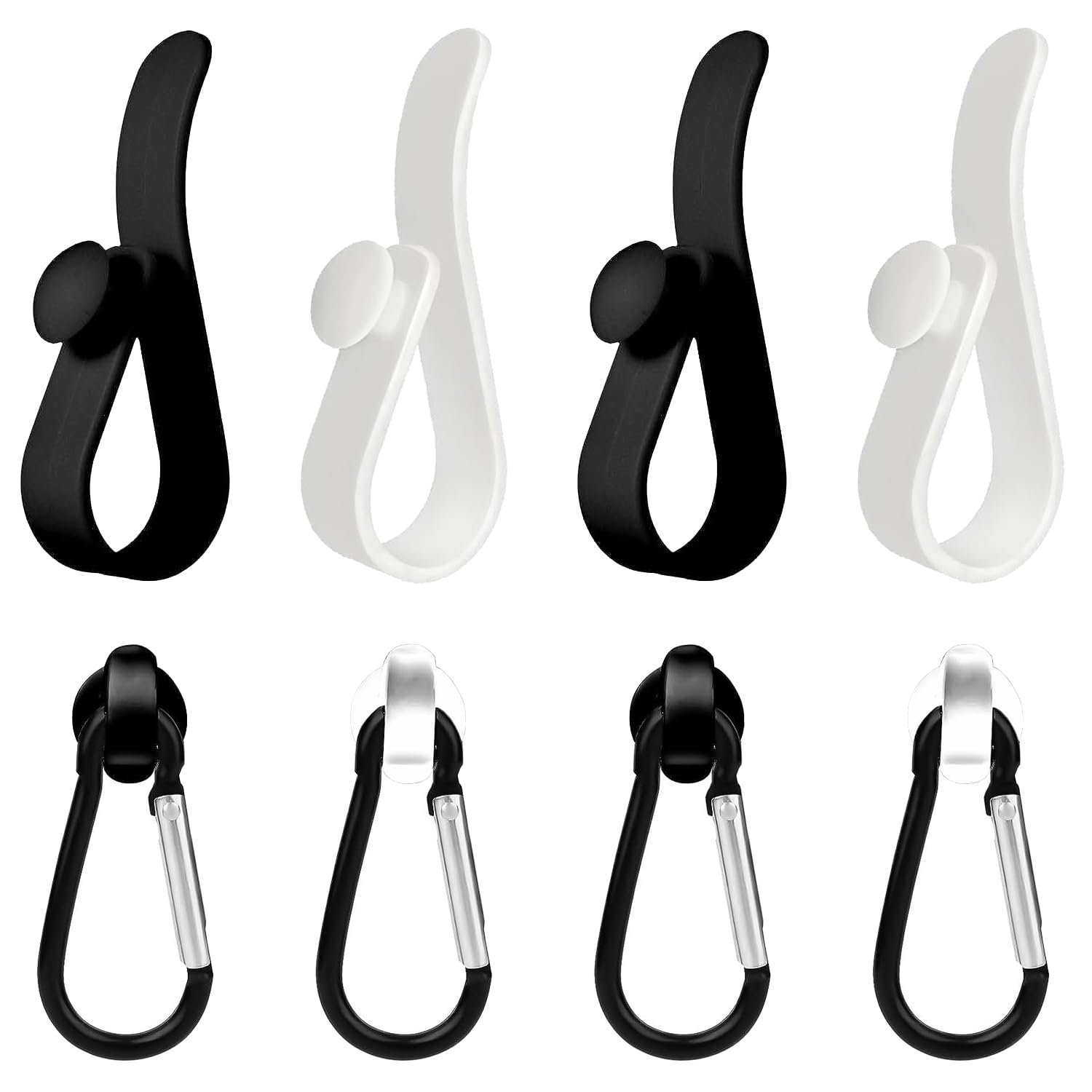 MaehSabMaehSab 12Pcs Inserts Hooks Accessories for Bogg Bag - Insert Charms Key Holder Attachment, Cup Holder Connector