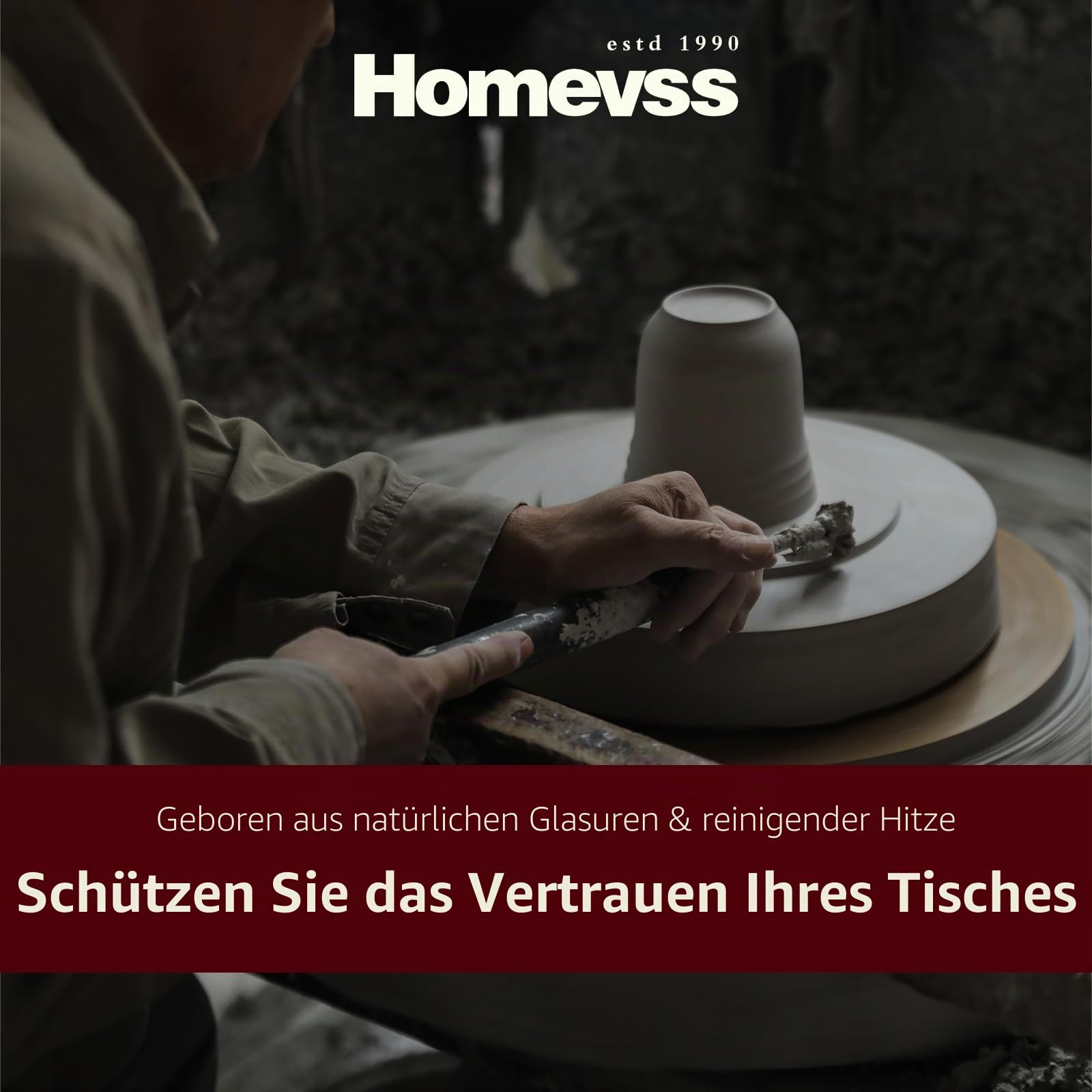 HomeVss Sonoma Geschirr-Set, 16-teilig, für 4 schwarze und gesprenkelte violette Teller und Schüsseln, mikrowellen- und spülmaschinenfest, Spinwash Purple