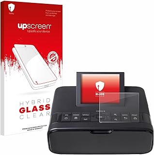 upscreen Screen Protector Film compatible with Canon Selphy CP1300-9H Glass Protection, Extreme Scratch Resistant