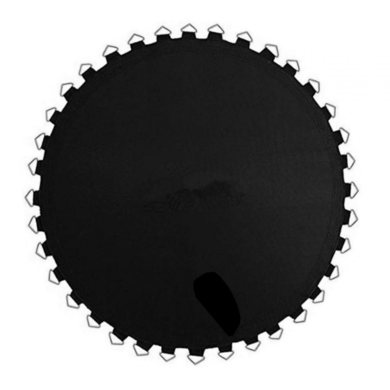 Trampoline Mat Jumping Cloth Round Accessory Equipment Black Commercial Gym,Reusable Wear Resistant, Jumping Pad Replacement Jumping Mat, 8ft with 42 Buckles