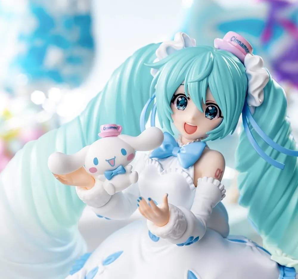 7点初音ミクシナモロールフィギュアLuminasta シナモン