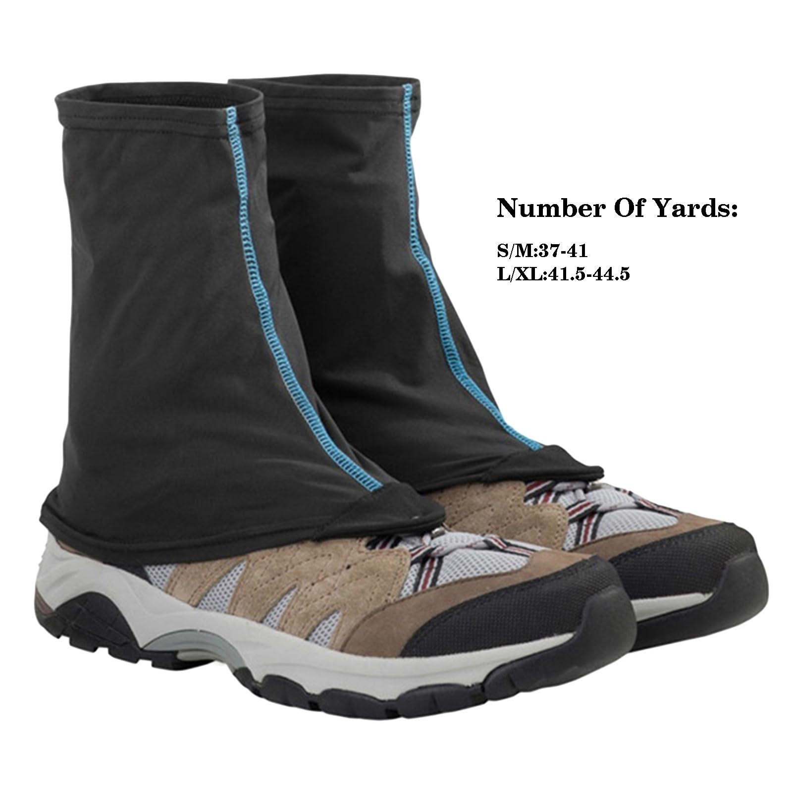 Guêtres De Jambe, Guêtres De Chaussures Légères Réglables, Bottes De Guêtres De Serpent Respirantes, Adaptées À La Course De Fond sur Neige, À La Randonnée Et À l'escalade(ML)