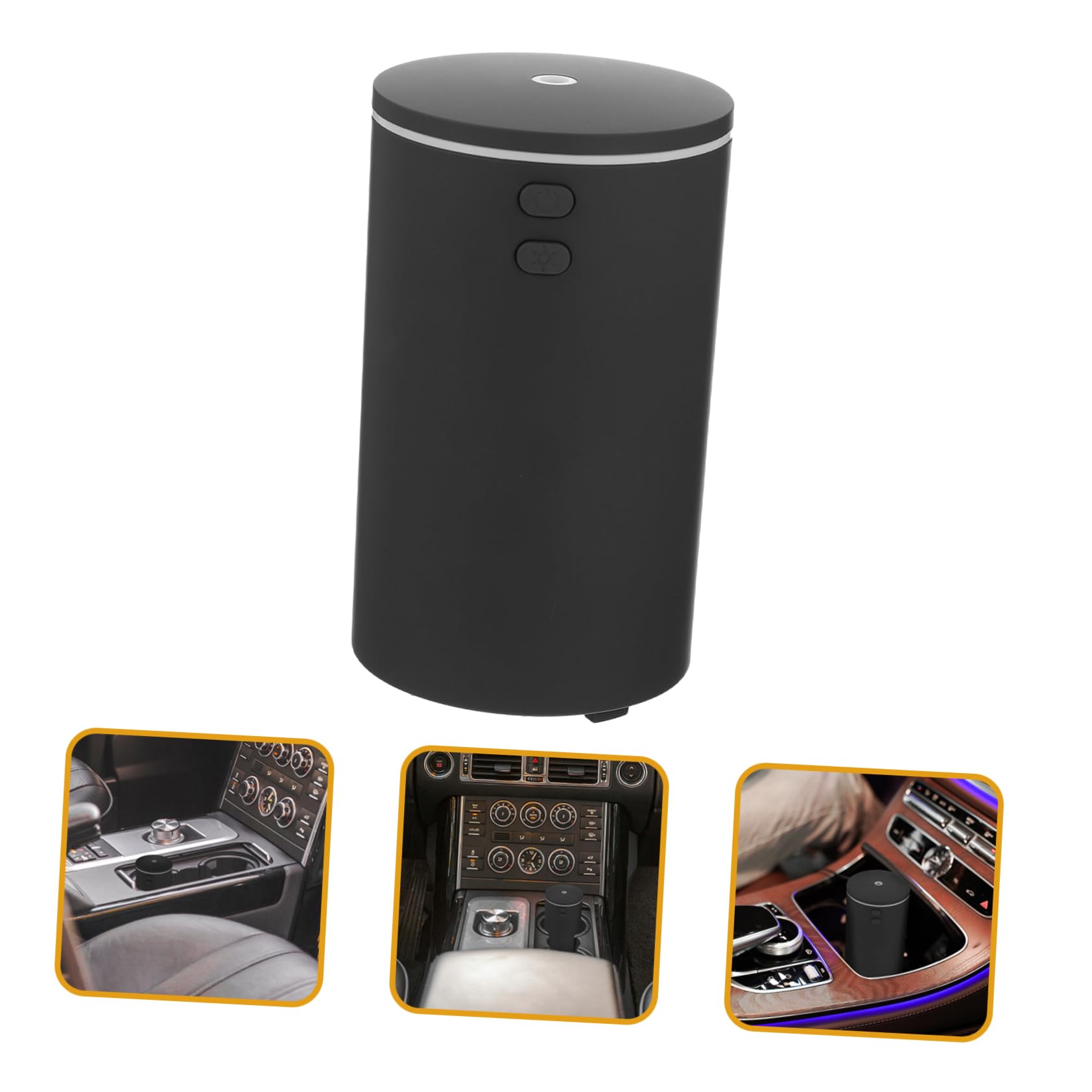 Umidificatore Portatile per Auto USB 100ml Diffusore di Oli Essenziali e Luce Notturna, Design Compatto in Plastica per Uso Interno, Elimina Odori e Umidifica L'aria