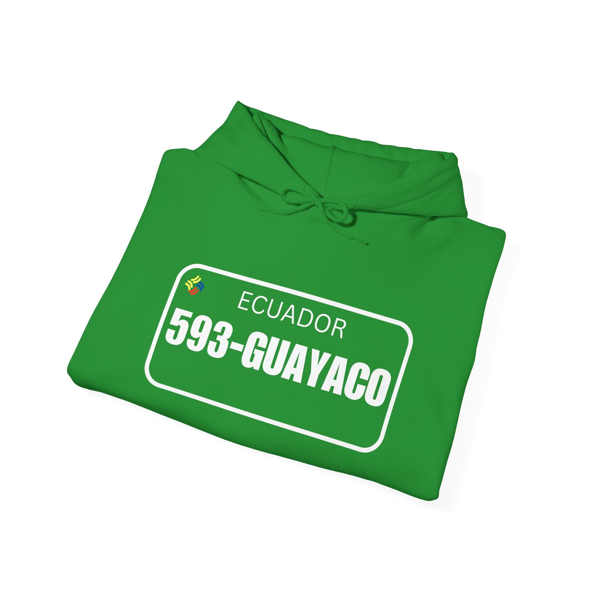 Sweat Ecuador Guayaco vert unisexe pull à capuche souvenir équatorien
