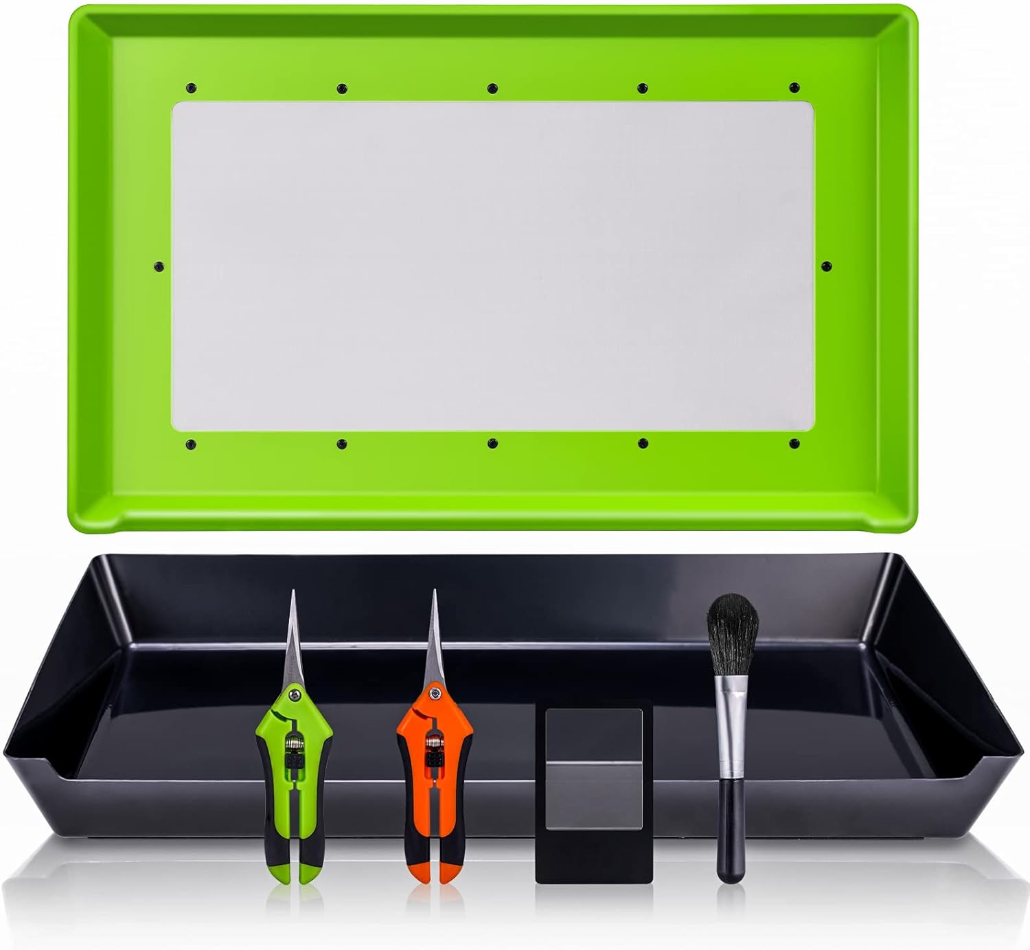 Trimming Tray with Dry Sift Tools, Trim Tray for Pollen and Herbs with