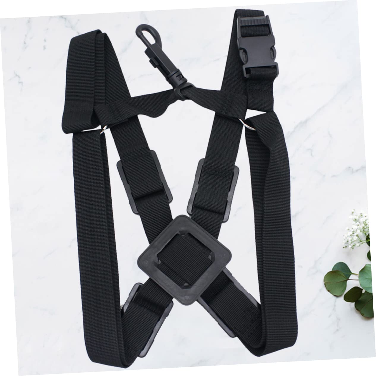 ibasenice 3pezzi Tracolla Per Sassofono Professionale Regolabile Con Gancio Antiscivolo Comfort e Stabilità Per Musicisti Design Ergonomico Per Dolori Spalle e Collo