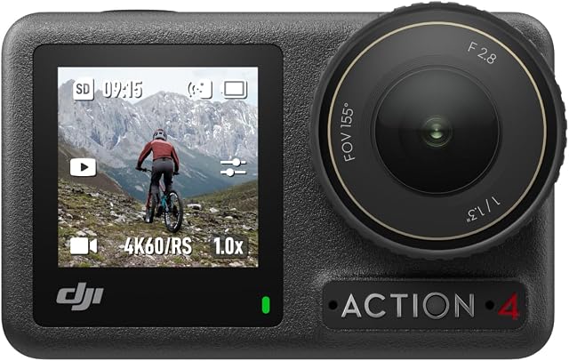 Dji Osmo Action 4 CP.OS.00000269.01 Kamera Sportowa, Czarny, 7,05 x 4,42 x 3,28 cm