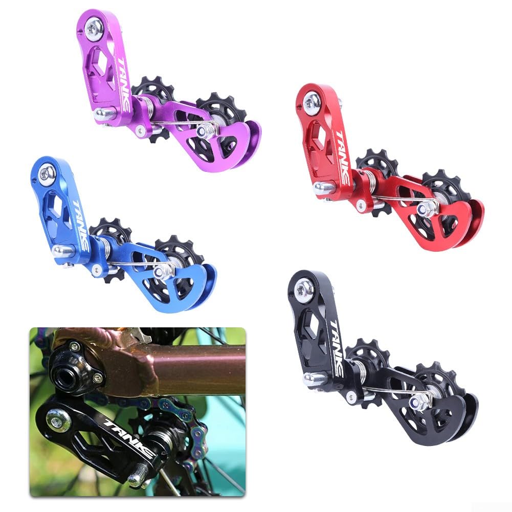 Tendicatena per bicicletta, guida per catena per bicicletta, protezione da utilizzare per 8 velocità fino a 12 velocità, guida catena per bicicletta per Road Racing Bike