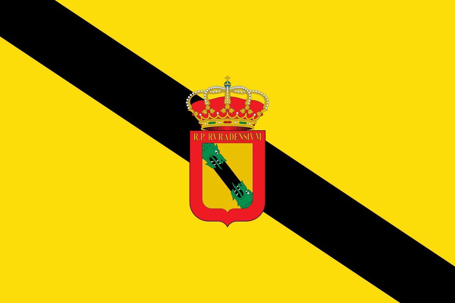 Drapeau paysage de Rus Jaén 1.35m² idéal pour décoration murale