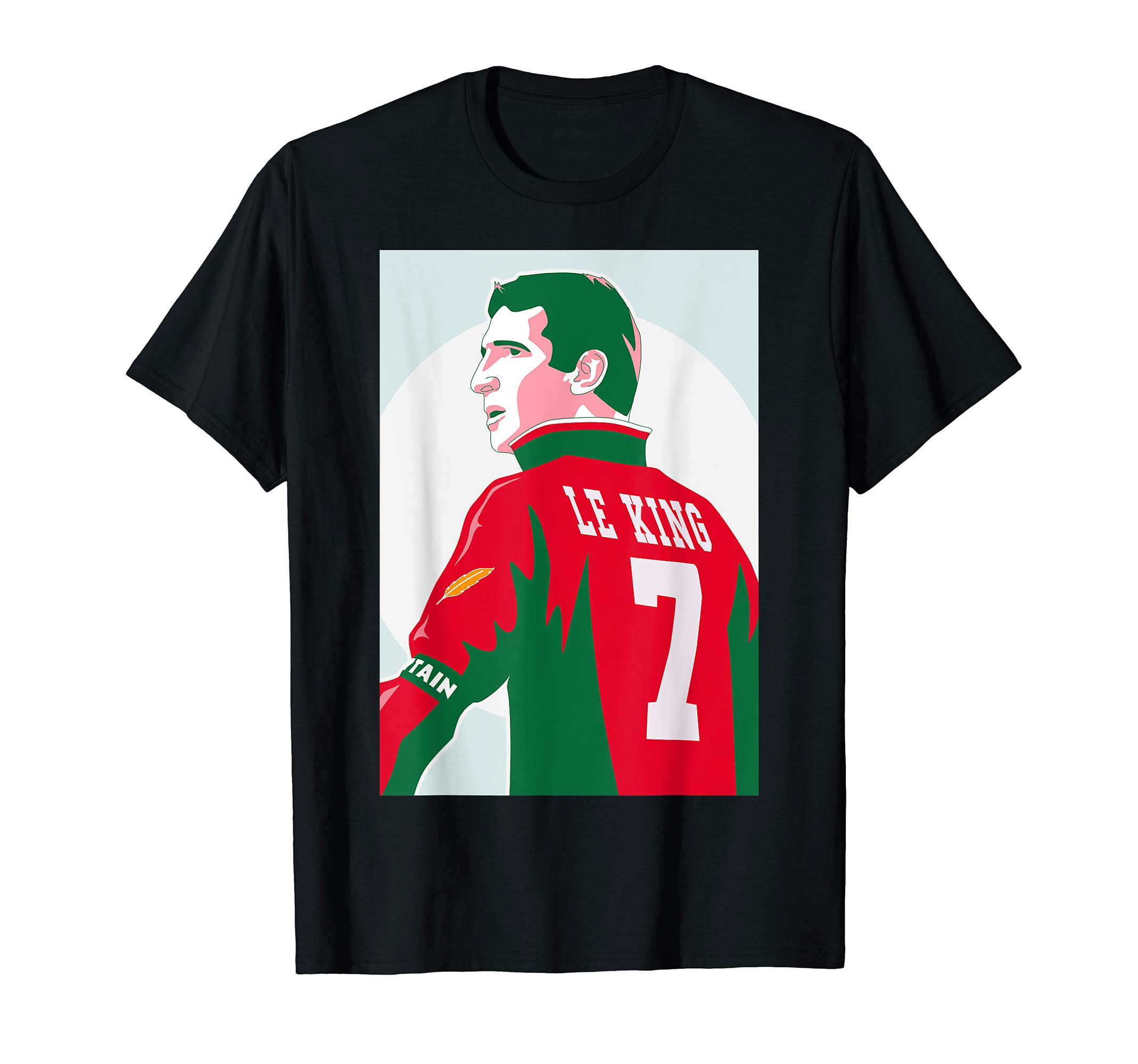 United Football Supporters Manchester Le King CANTONA 7 T-ShirtOEKO-TEX STANDARD 100