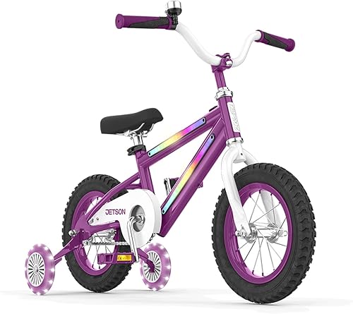 Miniatura 1 de Jetson Light Rider - Bicicleta unisex iluminada para niños, marco de luz LED, 3 modos de luz diferentes