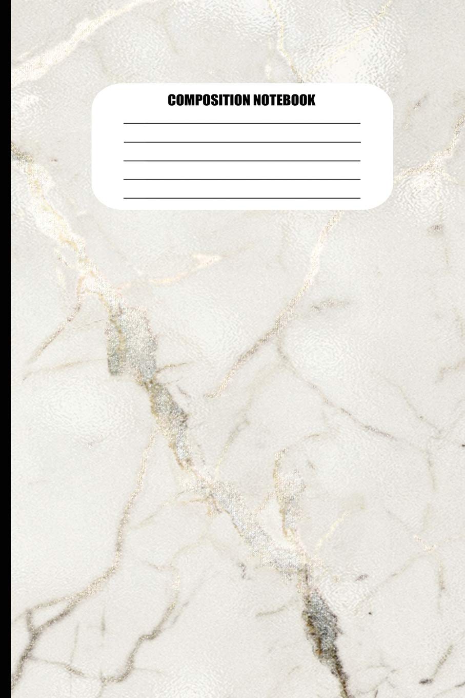 Composition Notebook: Abstract Marble (Rock) Pattern (100 Pages, College Ruled)