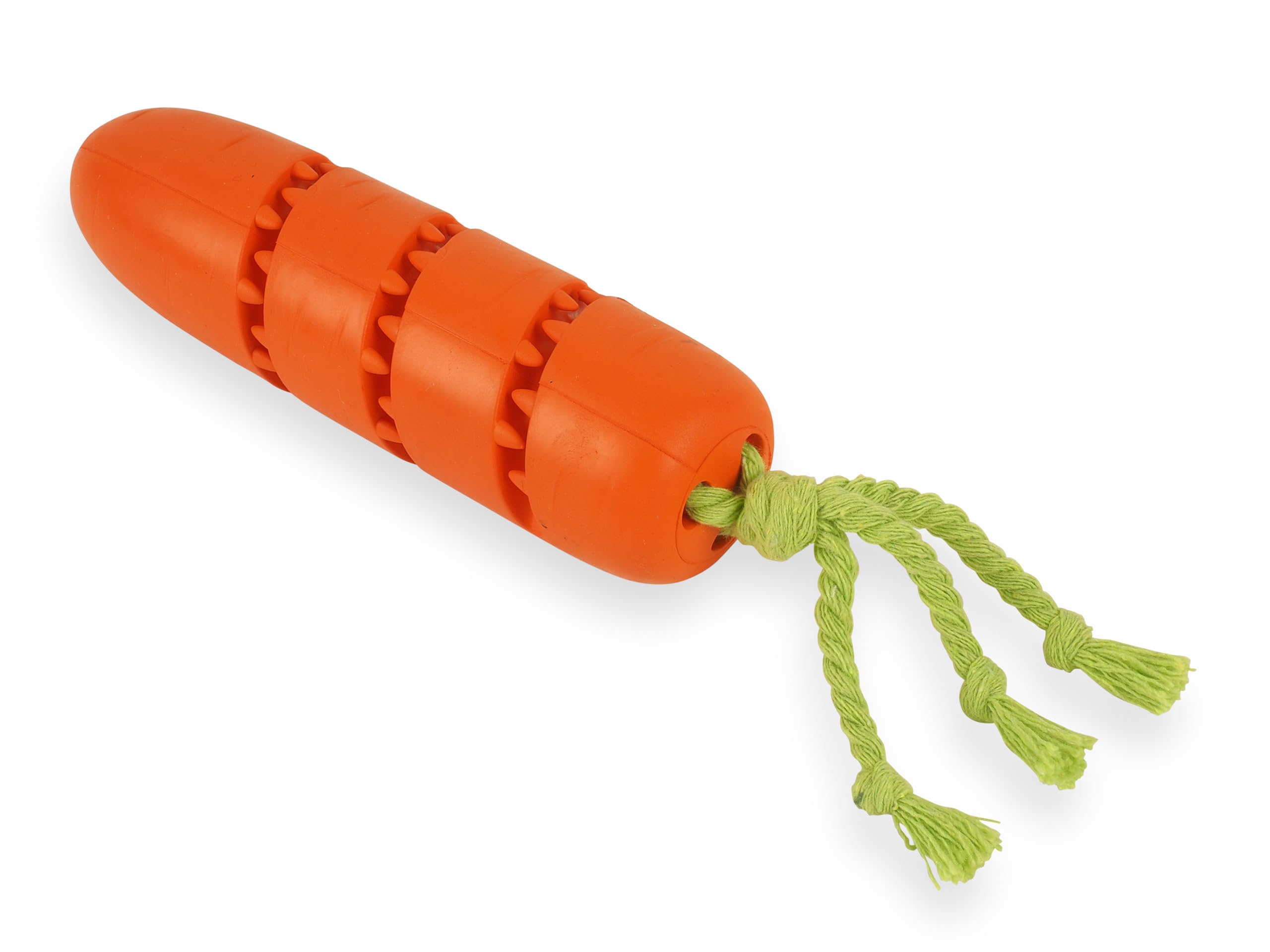 Smart Garden Christmas Carrot Treat Dispenser Dog Toy, Orange, 26cm, Christmas Dog Toy - Image 2