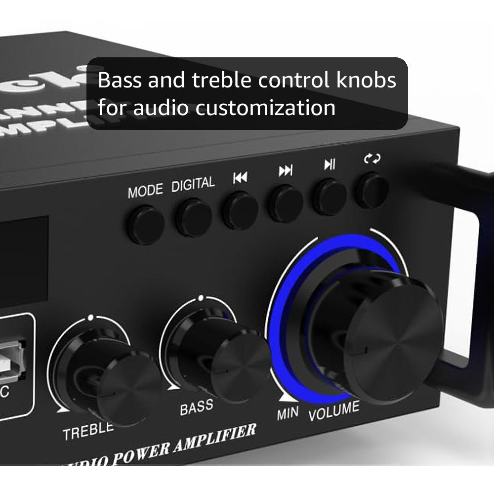 Amazon.com: Sunbuck Small Stereo Amplifier, Stereo Receiver with