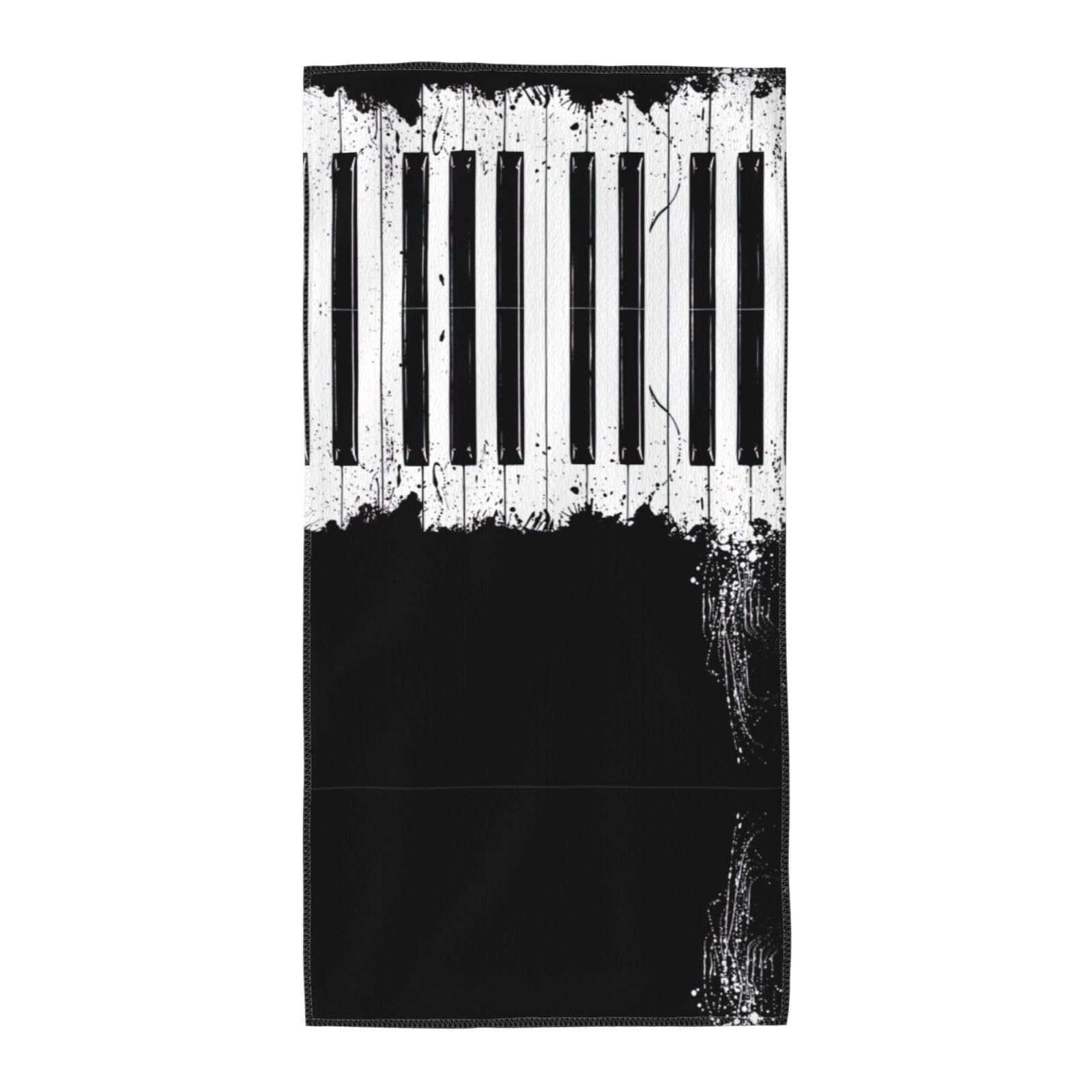WYCZHY Piano Printed Quick Dry Beach Towel For Camping Travel Vacation