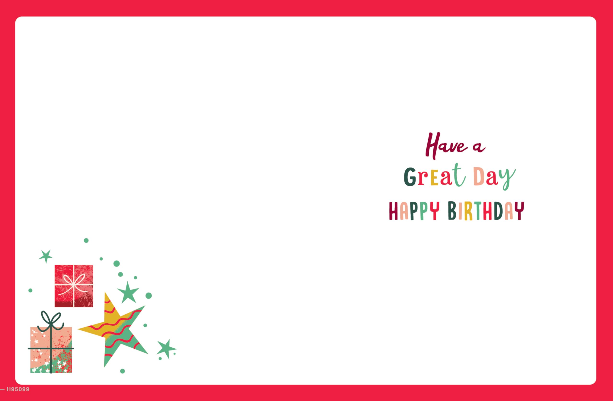 Avant Garde Studios Piccadilly Greetings Carte D'anniversaire Spéciale Décembre 20,3 X 15,2 Cm