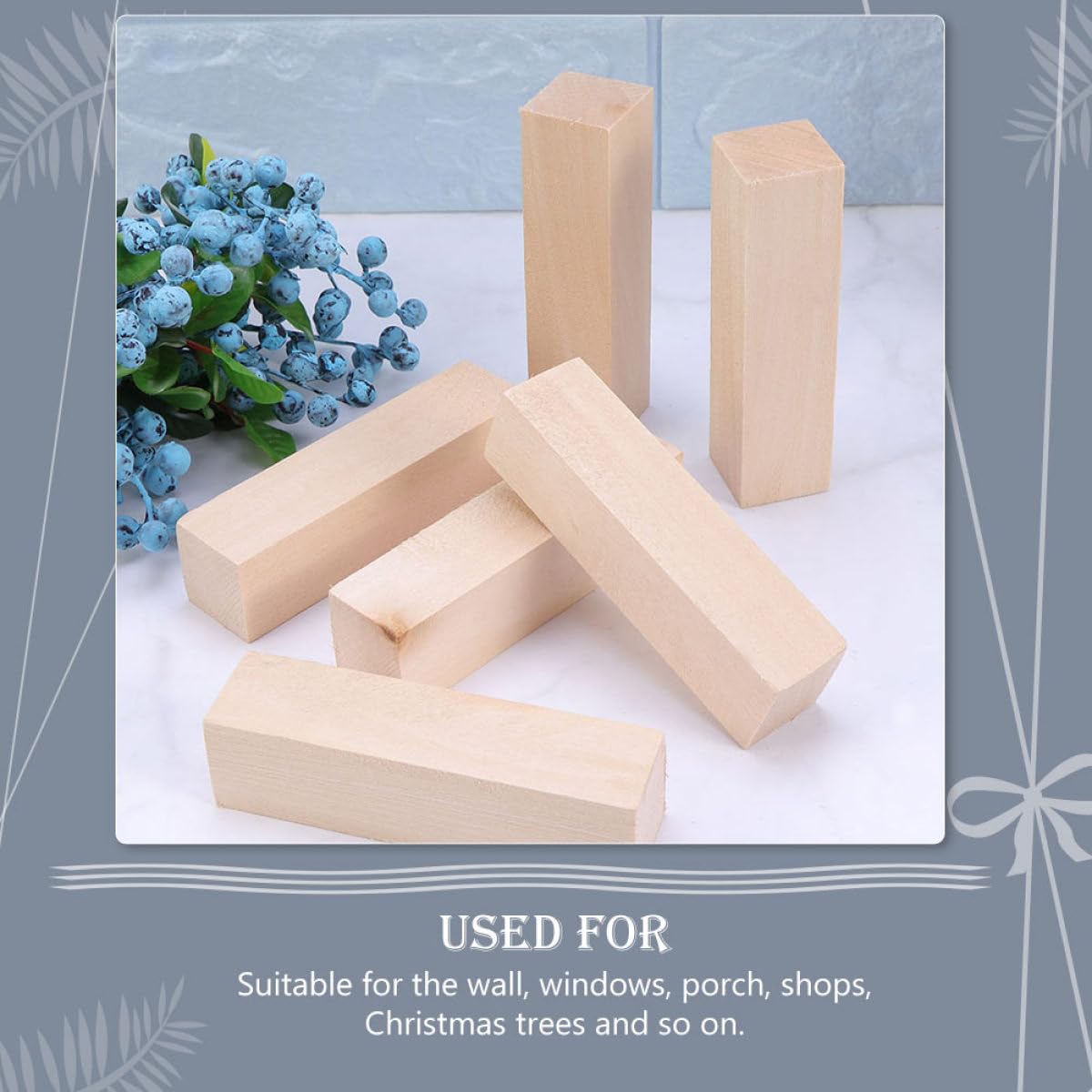 Holzklötze für Selbstgemacht Handarbeiten aus Linde