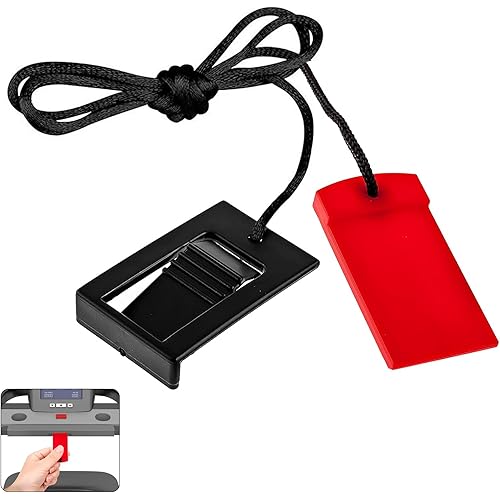 Treadmill Safety Key for Proform, Image, Weslo, Reebok, Epic, Golds Gym, Freemotion, and Healthrider Treadmills