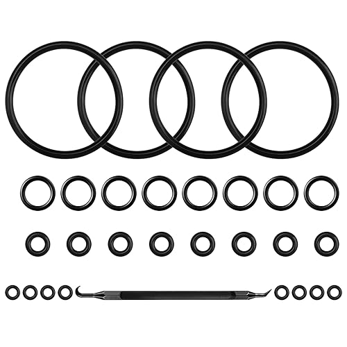 Homebrew - Juego de 28 juntas, Cornelius Cornelius Corny Brewing Beer Keg Carbonation Tapa de bloqueo de bola, poste de barril, tubo de inmersión,