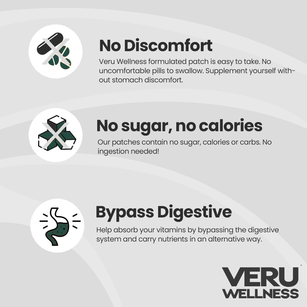 Veru Wellness Bariatric Immune, D3/K2 - Post Bariatric Gastric Bypass and Sleeve Gastrectomy - Non Ingest Patch (60 Days) - Image 2