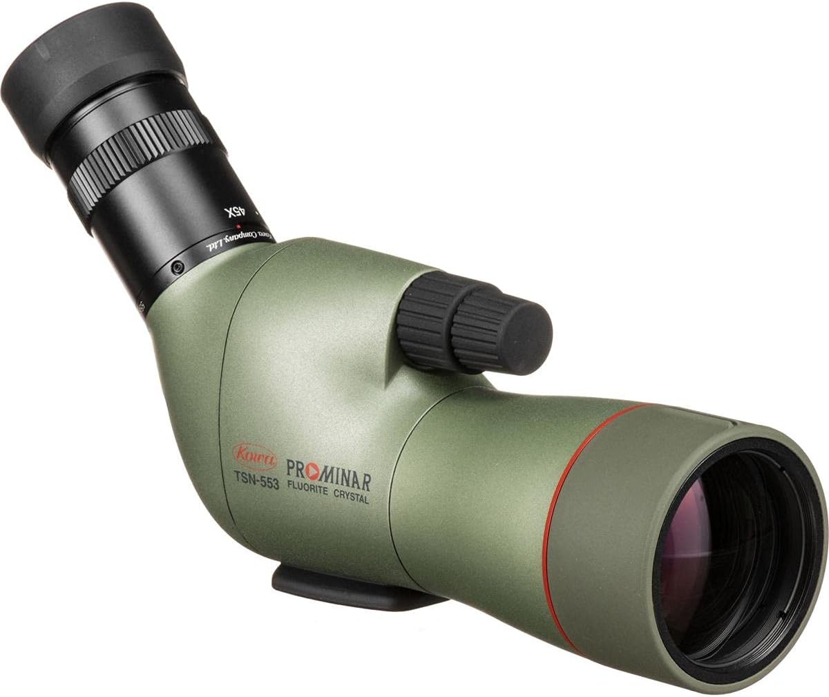 Top Brands Kowa TSN-553 55mm Prominar Pure Fluorite Angled Spotting Scope w/ 15-45x Zoom Eyepiece, Green,