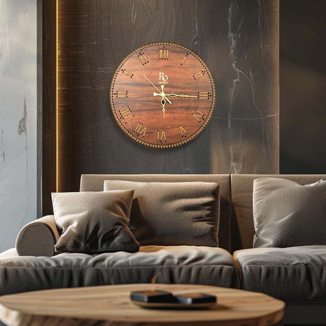 Buy Regiis_Opera | Heritage Oak Wall Clock, Wooden Wall Clock