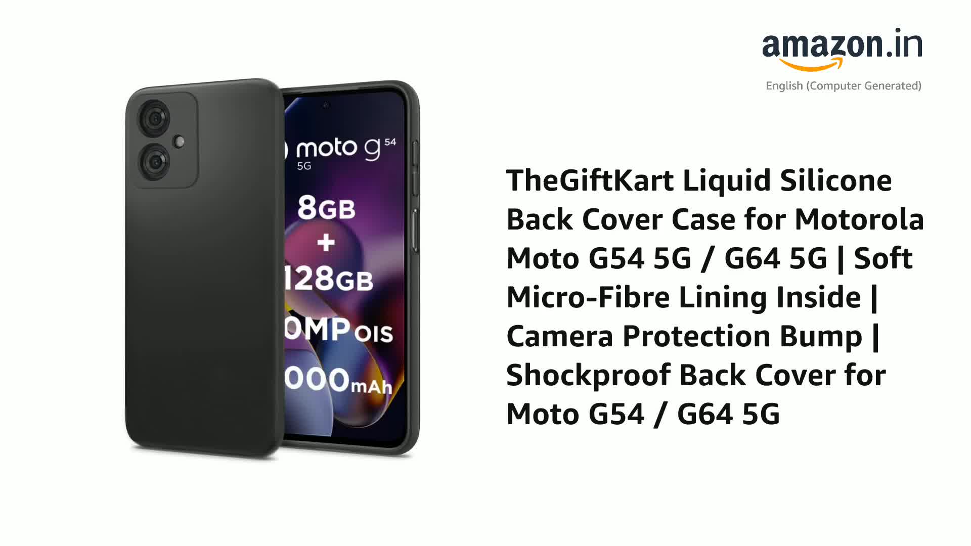 ほぼ未使用 Motorola moto g 64 5G スペースブラック+カバー Carrywrap Back Cover case for Motorola Moto G64 5G/ Motorola Moto