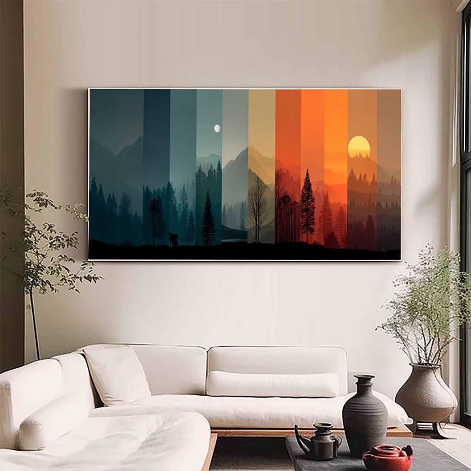 Zestawy artystyczne z motywem krajobrazu dla dorosłych, malarstwo diamentowe, górskie kryształy, zestawy artystyczne dla dzieci, początkujących, DIY, 5D, pełne wiercenie, okrągłe kamienie szlachetne
