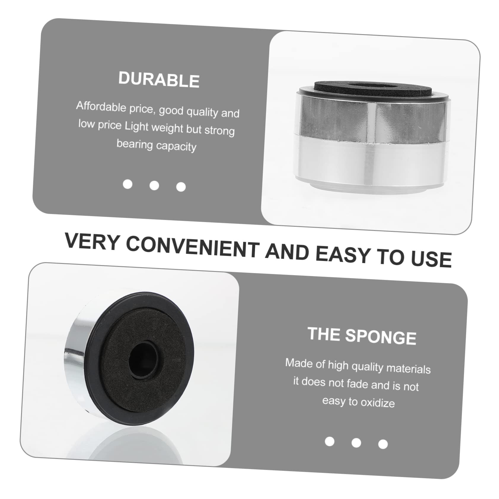 OSALADI Amplifier Machine Foot Pad Set 12pcs Anti-Vibration Speaker Isolation Pads