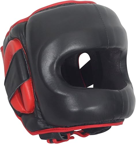 Ringside Protector facial de lujo para la cabeza de boxeo Negro -,Rojo -,Azul